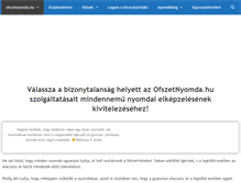 Tablet Screenshot of ofszetnyomda.hu